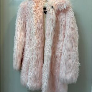 SpiritHoods Collector Edition Faux Fur Coat in Soft Pink